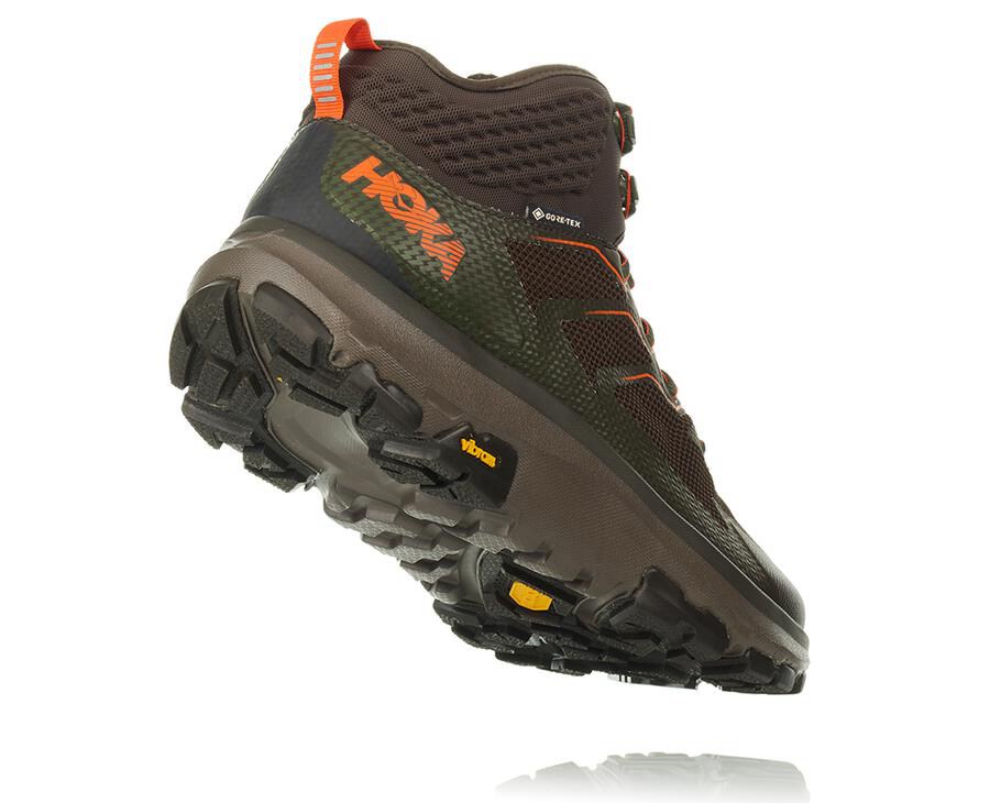 Hoka One One Turisticke Topanky Panske Hnede - Toa GORE-TEX - 93015-OUBK